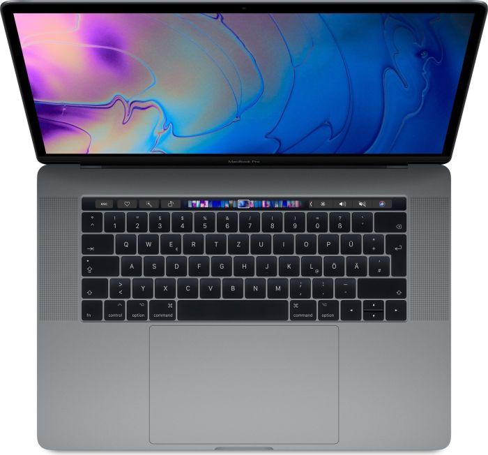 Apple MacBook Pro (15" 2018) - Core i9-8950HK - 32GB RAM - 512GB SSD - QUERTY (Englisch) - Space Gray - Gut
