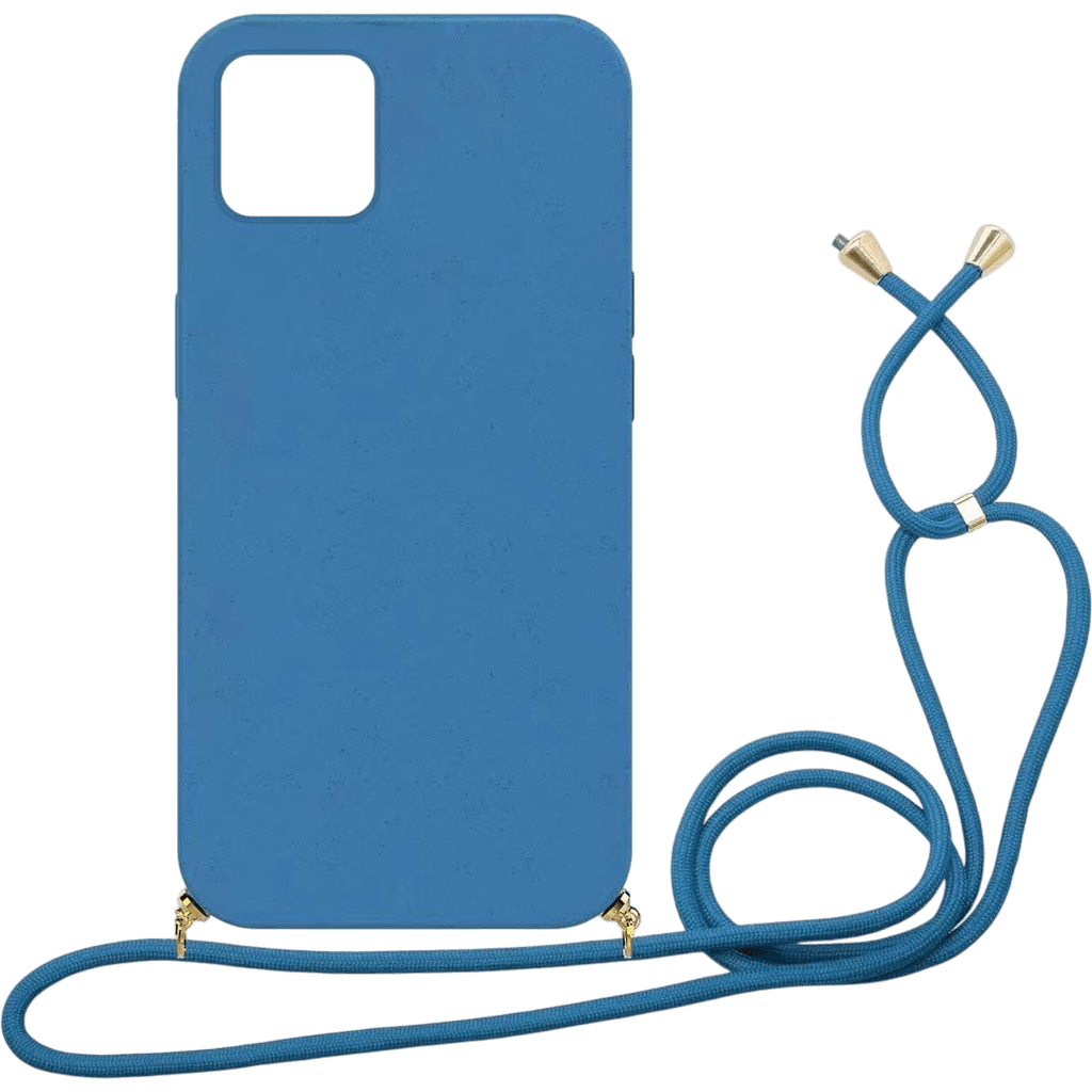 Eco Case mit Kordel iPhone 13 Pro | Blau | Neu