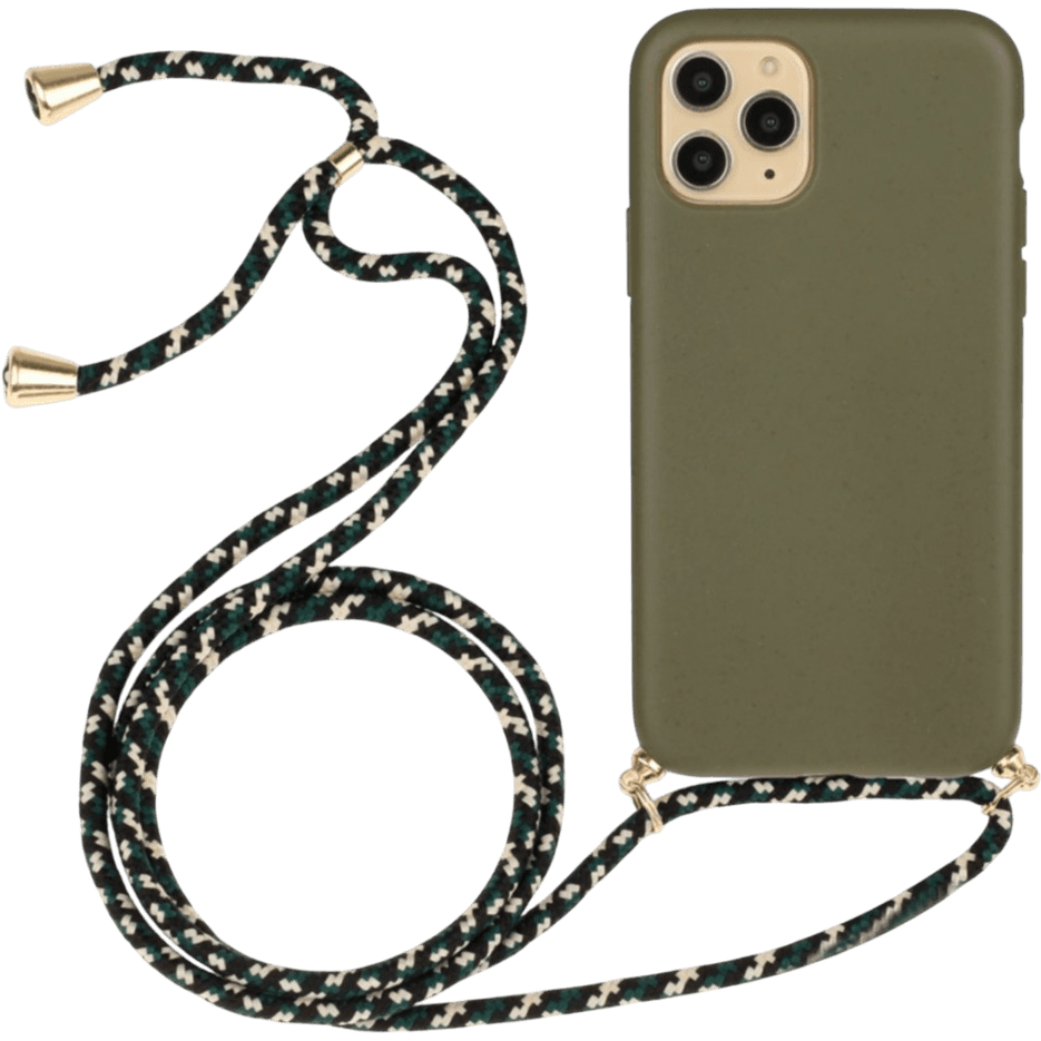 Eco Case mit Kordel iPhone 15 | Grün | Neu