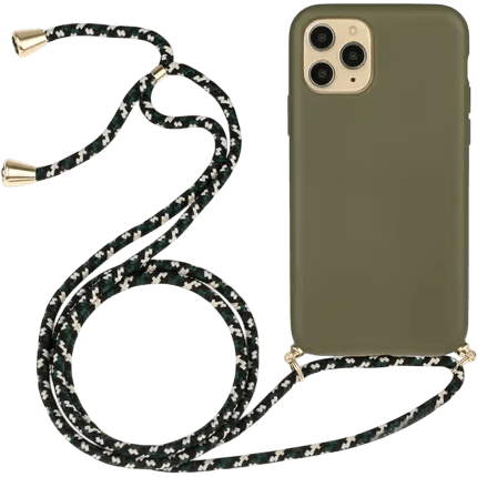 Eco Case mit Kordel iPhone 15 Plus | Grün | Neu