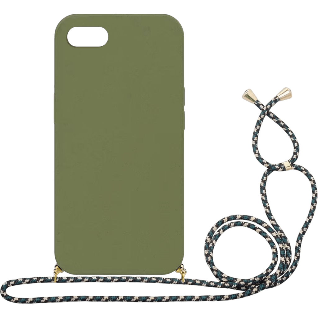 Eco Case mit Kordel iPhone 7 / 8 / SE (2020) / SE (2022) | Grün | Neu