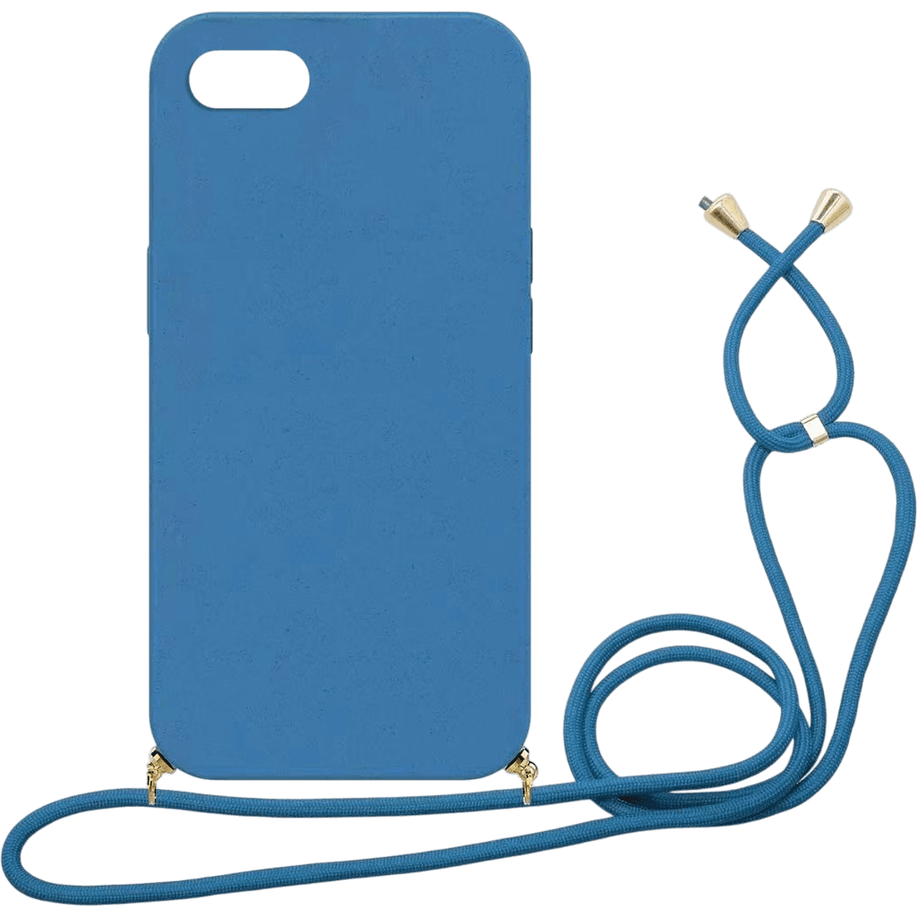 Eco Case mit Kordel iPhone 7 Plus / 8 Plus | Blau | Neu