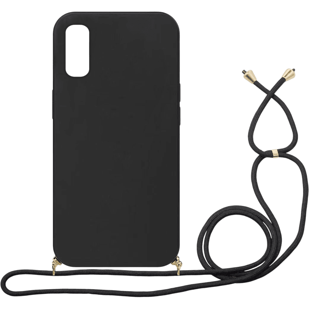 Eco Case mit Kordel iPhone X / XS | Schwarz | Neu