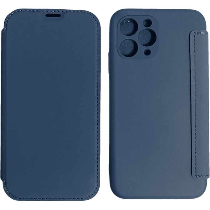 FlipCase in Lederoptik iPhone 11 | Blau | Neu