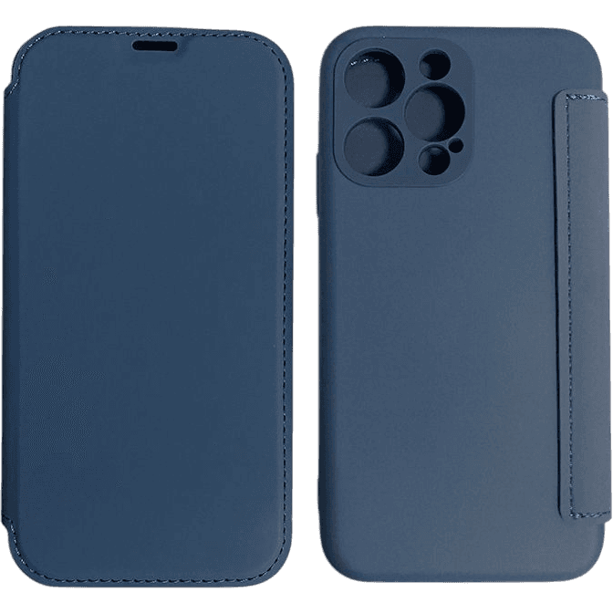 FlipCase in Lederoptik iPhone 13 mini | Blau | Neu