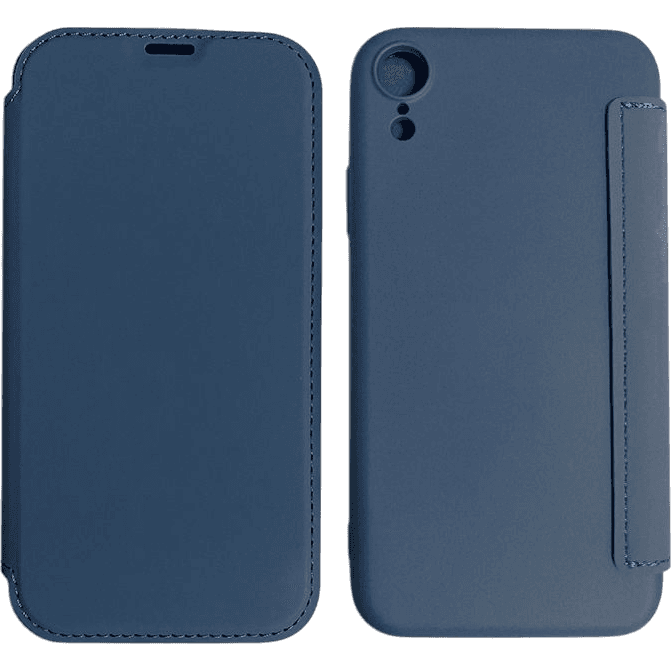 FlipCase in Lederoptik iPhone XR | Blau | Neu