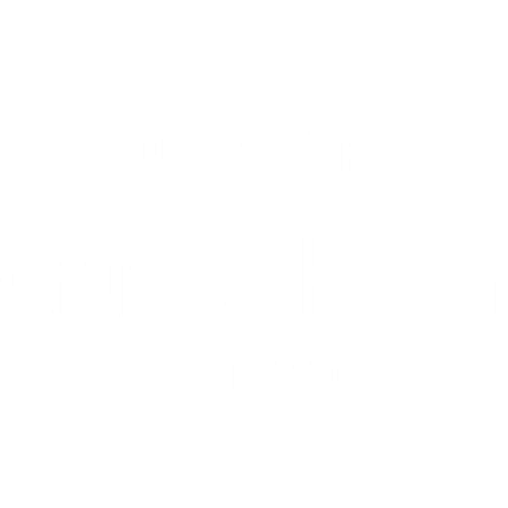mobileup Geschenkgutschein CHF 150 | Schwarz | Neu