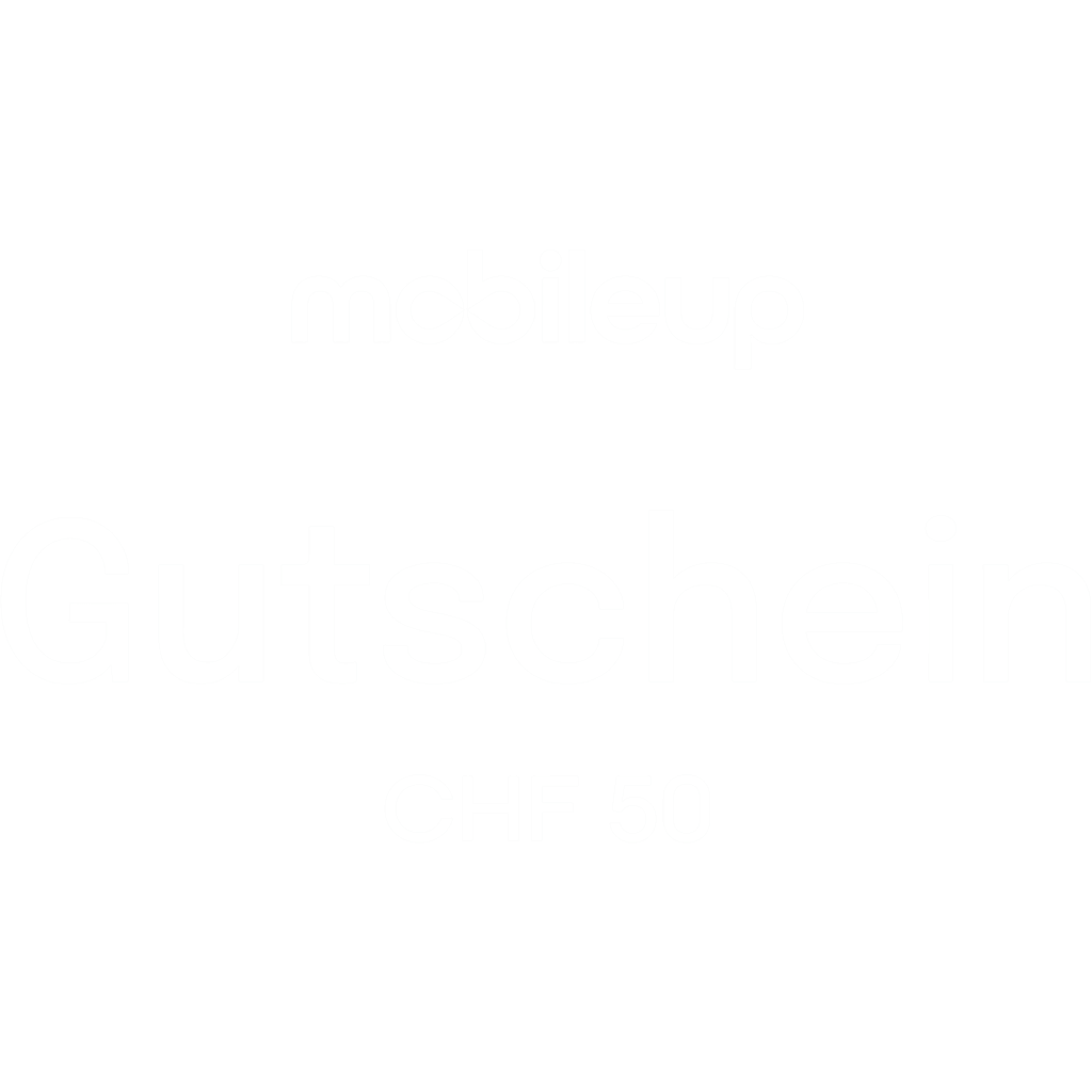 mobileup Geschenkgutschein CHF 50 | Schwarz | Neu