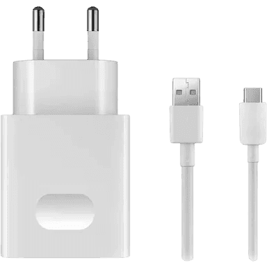 Set Ladekabel USB-A zu USB-C inkl. Adapter | Weiss | Neu