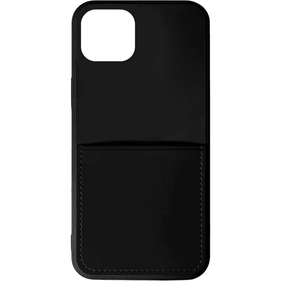 Silikon Case mit Kartenfach iPhone 14 Pro Max