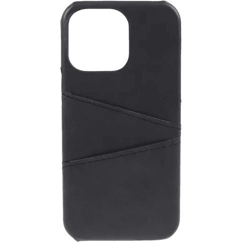 Silikon Case mit Kartenfach iPhone 15 Pro | Schwarz | Neu