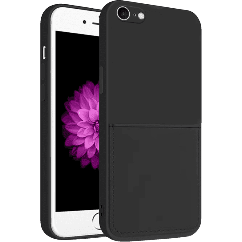 Silikon Case mit Kartenfach iPhone 7 / 8 / SE (2020) / SE (2022)