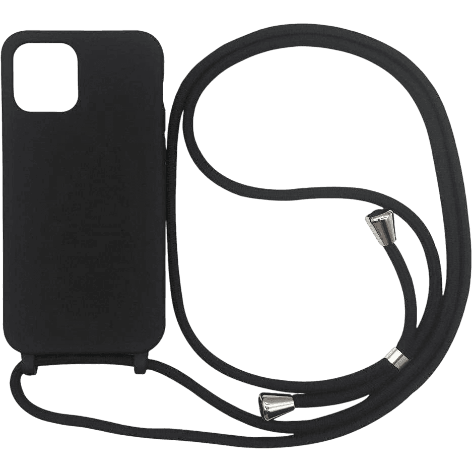 Silikon Case mit Kordel iPhone 13 Pro | Schwarz | Neu