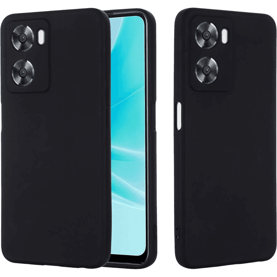 Silikon Case Oppo A57 4G / A57S / A77 4G / A77S | Schwarz | Neu