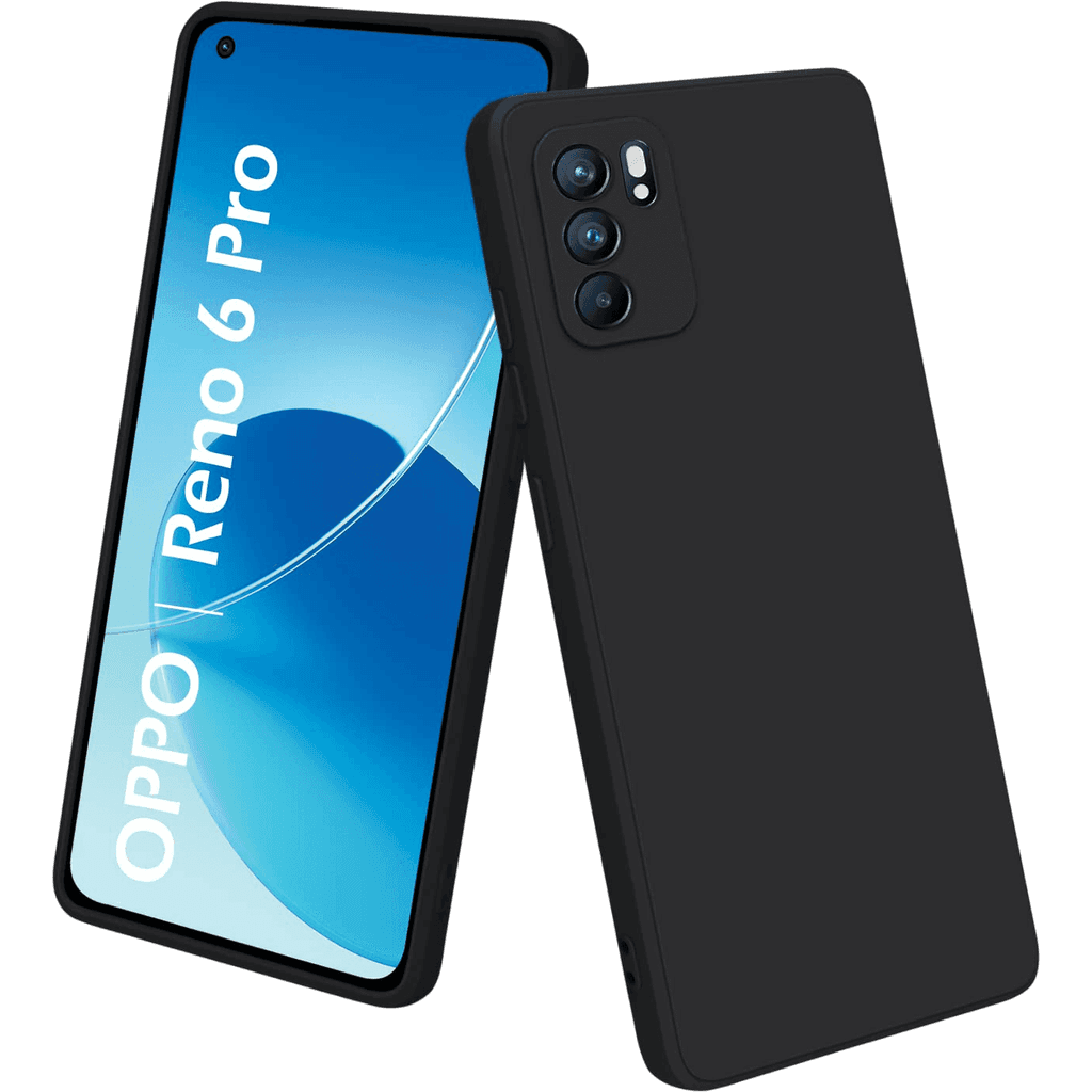 Silikon Case Oppo Reno 6 Pro | Schwarz | Neu