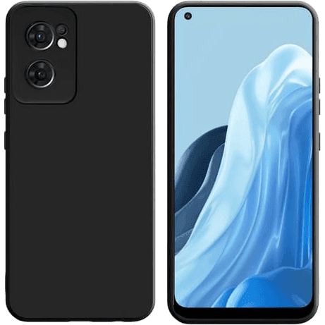 Silikon Case Oppo Reno 7 | Schwarz | Neu