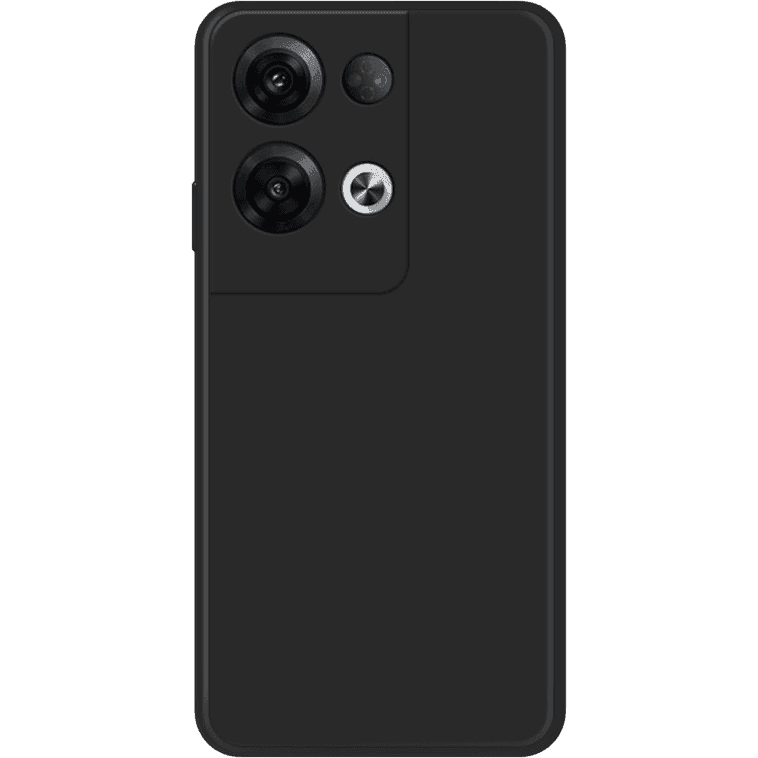 Silikon Case Oppo Reno 8 Pro | Schwarz | Neu