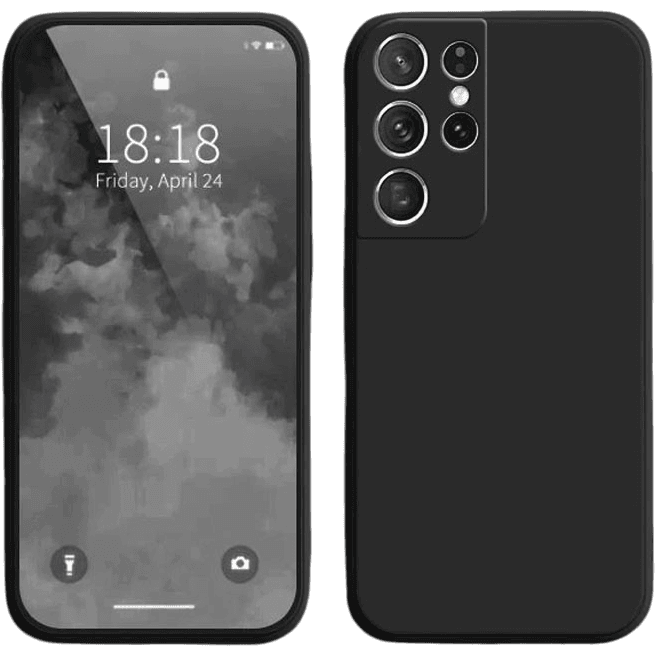 Silikon Case Samsung Galaxy S21 | Schwarz | Neu