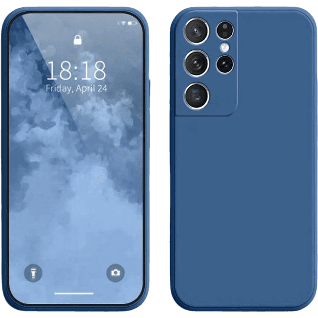 Silikon Case Samsung Galaxy S21 Ultra | Blau | Neu