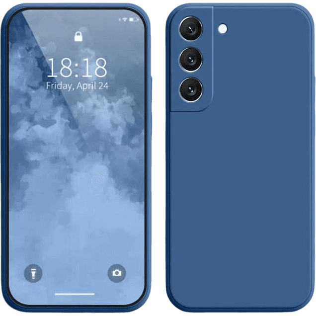 Silikon Case Samsung Galaxy S22 5G | Blau | Neu