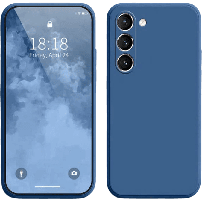 Silikon Case Samsung Galaxy S24 Plus 5G | Blau | Neu