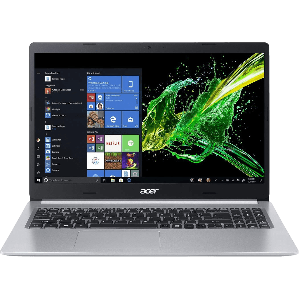 Acer Aspire 5 A515-54 15.6" | Silber | Gut | QWERTY (Skandinavien) | Core i7 | 8 GB RAM | 512 GB SSD