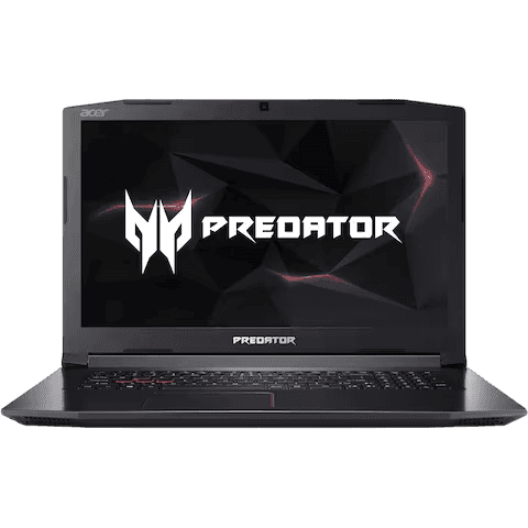 Acer Predator Helios 300 17.3" | Schwarz | Wie neu | QWERTZ (Deutschland) | Core i7 | 8 GB RAM | 128 GB SSD