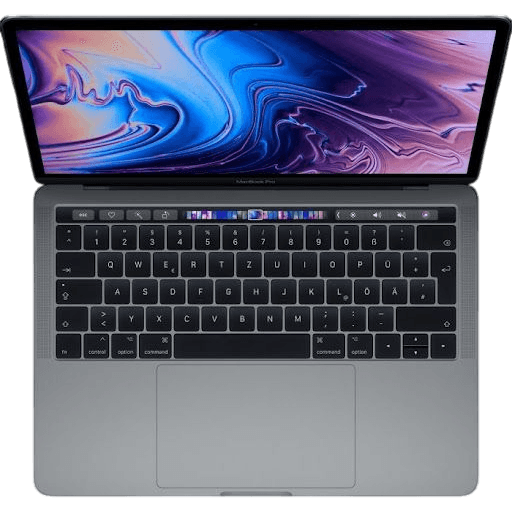 Apple MacBook Pro (13" 2018 4 TBT3) | Grau | Gut | QWERTZ (Schweiz) | Core i5 | 16 GB RAM | 512 GB SSD