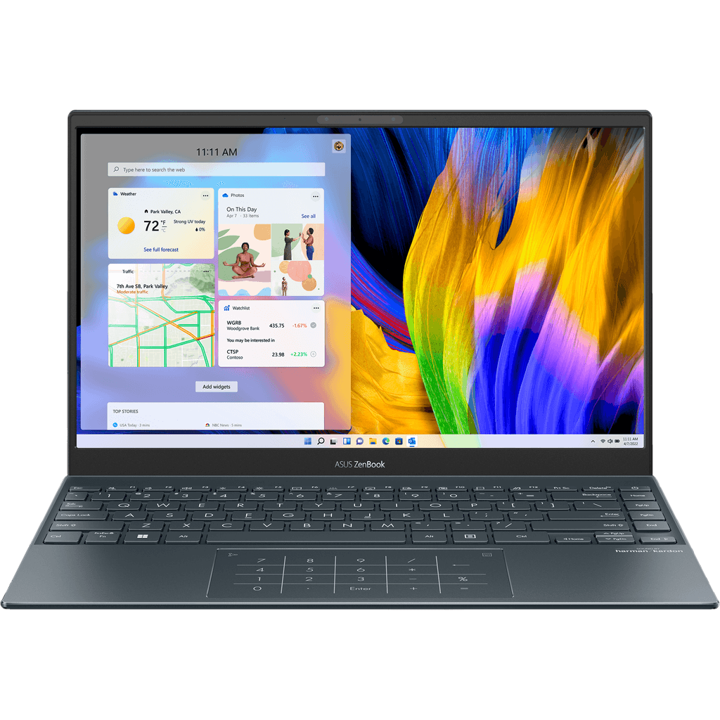 Asus Zenbook 13 UM325 13.3" | Blau | Gut | QWERTZ (Schweiz) | Ryzen 7 | 16 GB RAM | 512 GB SSD