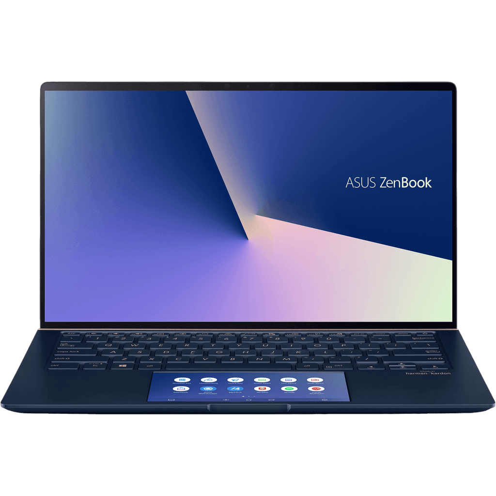 Asus ZenBook 14 UX434FL Touch 14" | Blau | Gut | QWERTZ (Schweiz) - gelabelt | Core i7 | 16 GB RAM | 256 GB SSD