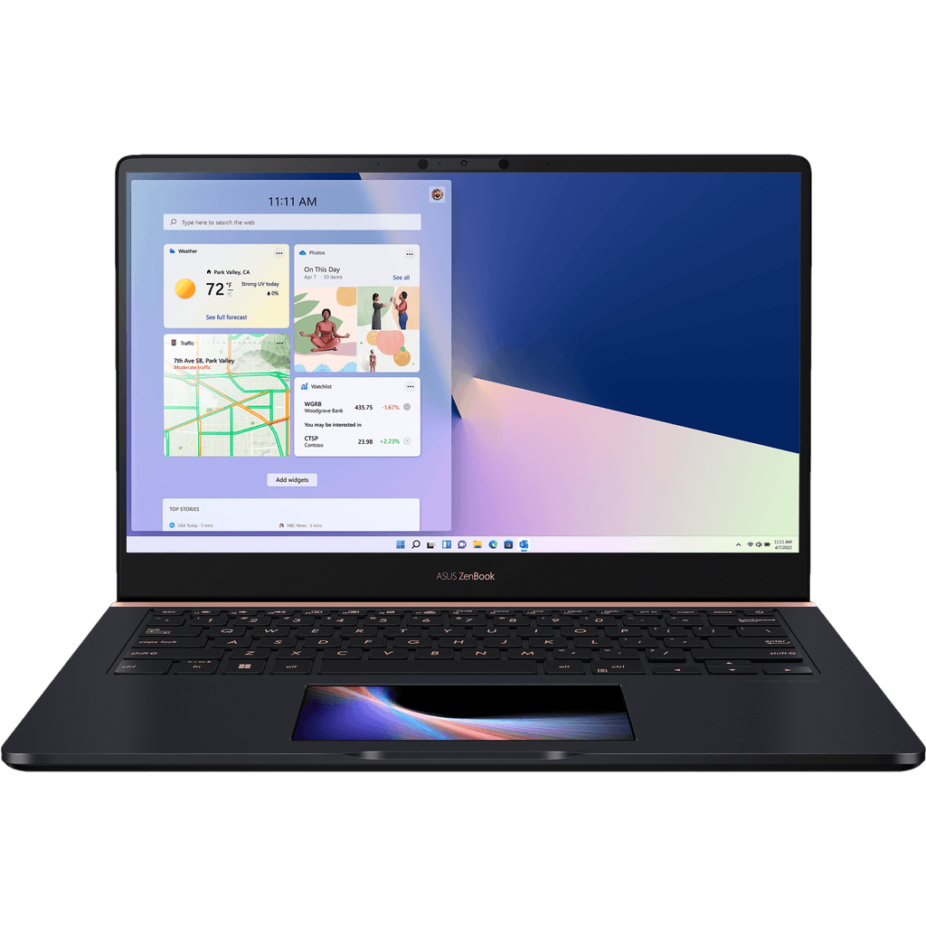 Asus ZenBook Pro 14 UX480 14" | Blau | Gut | QWERTY (Skandinavien) | Core i7 | 16 GB RAM | 256 GB SSD