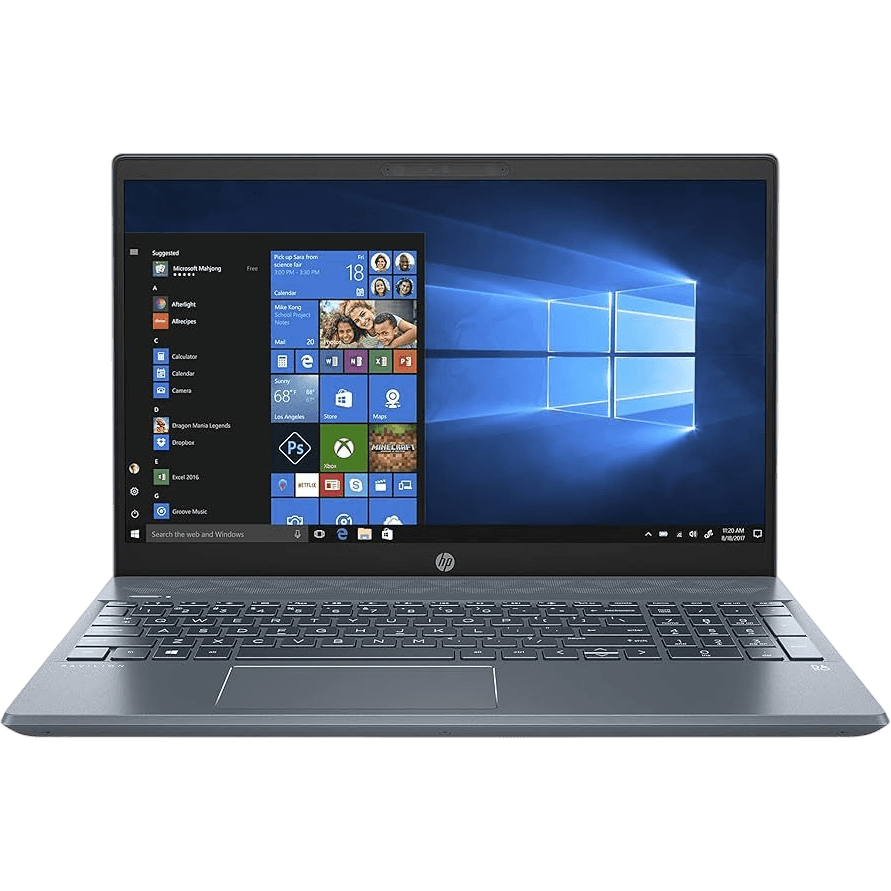 HP Pavilion 15-eh0823no 15.6" | Blau | Gut | QWERTY (Skandinavien) | Ryzen 5 | 8 GB RAM | 128 GB SSD