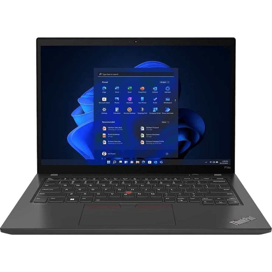 Lenovo Thinkpad P14s Gen 2 14" | Schwarz | Sehr gut | QWERTZ (Schweiz) - gelabelt | Core i7 | 32 GB RAM | 512 GB SSD