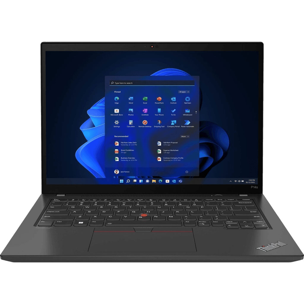 Lenovo ThinkPad P14s Gen 3 14" | Schwarz | Wie neu | QWERTZ (Schweiz) - gelabelt | Ryzen 7 | 32 GB RAM | 1000 GB SSD