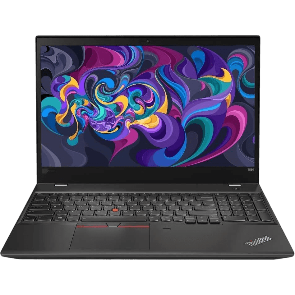 Lenovo ThinkPad T580 | Schwarz | Wie neu | QWERTY (Vereinigte Staaten) | Core i7 | 16 GB RAM | 256 GB