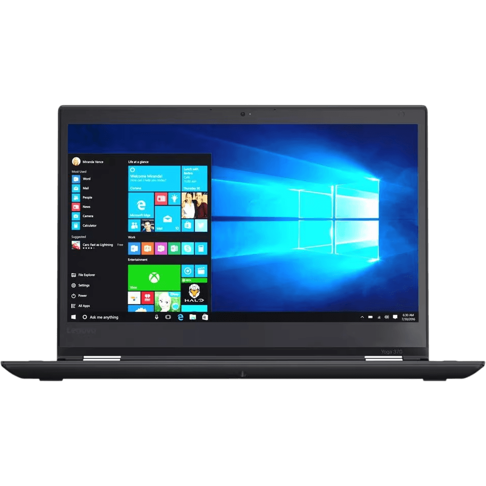 Lenovo ThinkPad Yoga 370 13" | Schwarz | Sehr gut | QWERTZ (Schweiz) | Core i5 | 8 GB RAM | 256 GB SSD