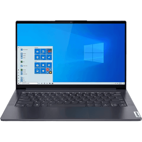Lenovo Yoga Slim 7 14" | Grau | Gut | QWERTY (Skandinavien) | Ryzen 5 | 8 GB RAM | 512 GB SSD