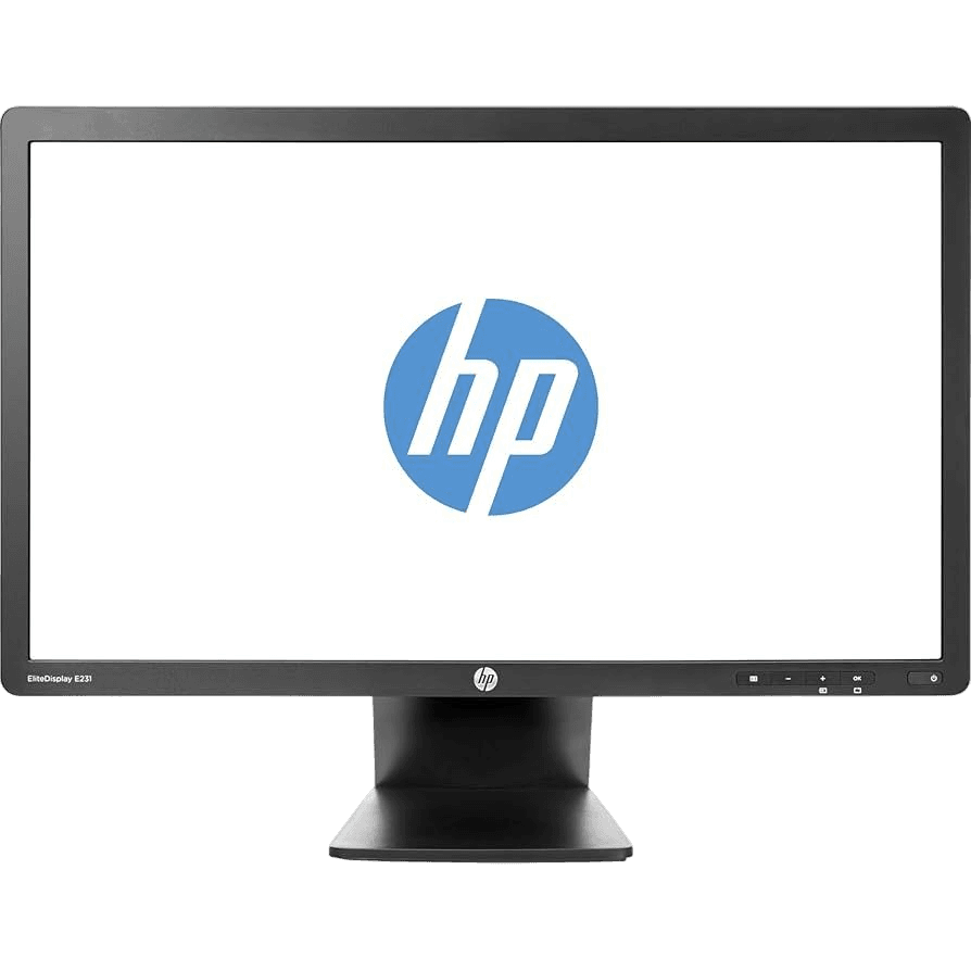 HP EliteDisplay E231 23" FHD | Schwarz | Gut