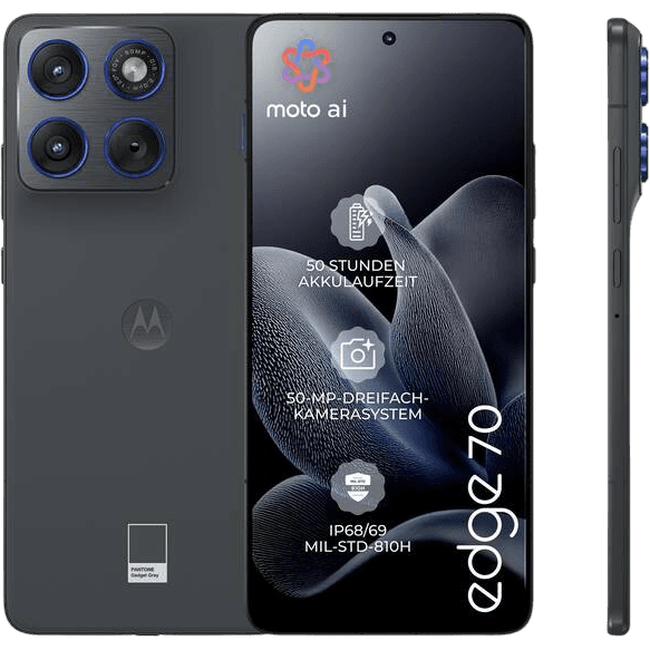 Motorola Edge 70 | Grau | Sehr gut | Dual SIM | 512 GB