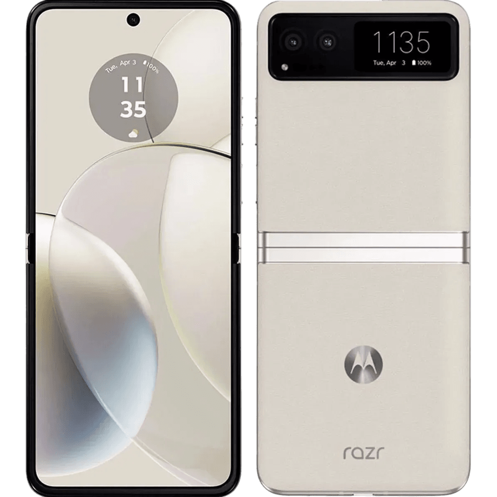 Motorola Razr 40 5G | Weiss | Wie neu | Dual SIM + eSIM | 256 GB