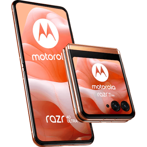 Motorola RAZR 40 Ultra 5G | Orange | Gut | Dual SIM + eSIM | 256 GB