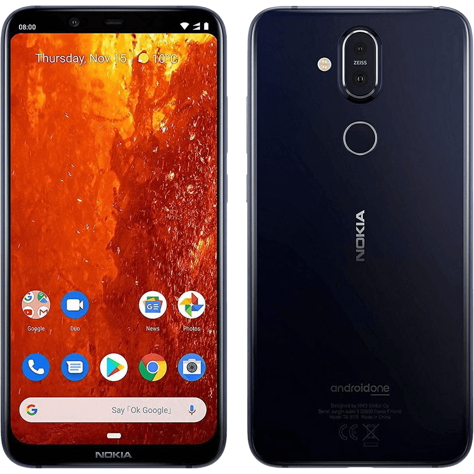 Nokia 8.1 TA-1128 | Schwarz | Wie neu | Dual SIM | 64 GB