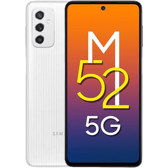 Samsung Galaxy M52 5G M | Weiss | Sehr gut | Dual SIM | 128 GB
