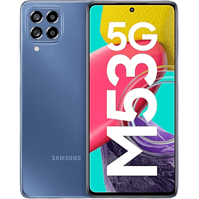Samsung Galaxy M53 5G | Blau | Gut | Dual SIM | 128 GB