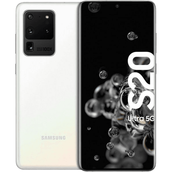 Samsung Galaxy S20 Ultra | Weiss | Wie neu | Single SIM | 128 GB