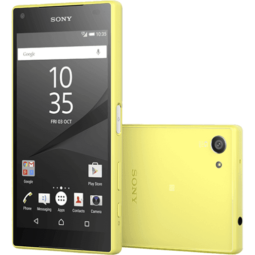 Sony Xperia Z5 Compact | Gelb | Wie neu | Single SIM | 32 GB