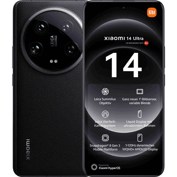 Xiaomi 14 Ultra 5G | Schwarz | Wie neu | Dual SIM | 512 GB