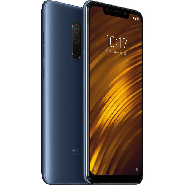 Xiaomi Pocophone F1 | Blau | Gut | Dual SIM | 128 GB