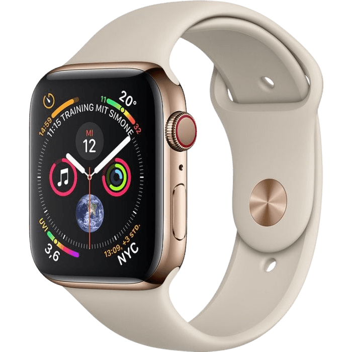Apple Watch Nike SE (2020) | 44 mm | Gold | Gut | Edelstahl | GPS + Cellular