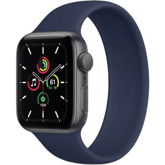 Apple Watch SE (2020) | 44 mm | Schwarz | Gut | Aluminium | GPS